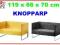 IKEA sofa kanapa dwuosobowa KNOPPARP kurier24