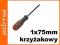 Wkrętak krzyżak śrubokręt krzyżakowy 1x75mm magnes