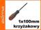 Wkrętak krzyżak śrubokręt krzyżakowy 1x100mm magne