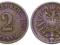 Niemcy - moneta - 2 Pfennig 1875 E