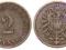 Niemcy - moneta - 2 Pfennig 1876 C