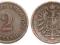 Niemcy - moneta - 2 Pfennig 1876 E