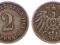 Niemcy - moneta - 2 Pfennig 1904 E