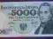 5000 zlotych 1982 seria jednoliterowa E, ładny