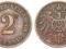 Niemcy - moneta - 2 Pfennig 1908 E