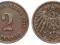 Niemcy - moneta - 2 Pfennig 1915 D