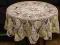 SZYDEŁKO PAWIE OCZKA OBRUS NA KAWOWY STOLIK Średni