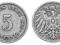 Niemcy - moneta - 5 Pfennig 1898 F - 2