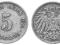 Niemcy - moneta - 5 Pfennig 1912 D