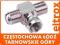 Adapter trójnik F wtyk 2x gniazdo rozgałęźnik 2320