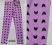 KOTKI  legginsy fiolet 98-104 getry Miego SUPER