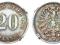 Niemcy - moneta - 20 Pfennig 1876 B - SREBRO