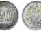 Niemcy - moneta - 20 Pfennig 1876 D - SREBRO