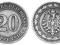 Niemcy - moneta - 20 Pfennig 1888 F - RZADKA