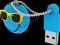 PENDRIVE 2.0 Emtec 8GB HAWAII Blue Wa-Wa Prezent