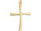 STYLOWY ZŁOTY KRZYŻYK pr585 KRZYŻ 3.15cm x 1.84cm
