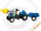ROLLY TOYS | ŁADOWACZ NEW HOLLAND T7550 +PRZYCZEPA