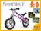 FirstBike STREET PINK rowerek biegowy z hamulcem