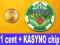 1 cent + KASYNO chip- RASCALS CASINO, Seattle, WA