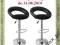 2 stołki barowe, barhockery czarne luksusowe SB015