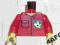 4AFOL LEGO Red Minifig Torso 973pb235c01