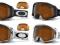 Oakley Airbrake Black Iridium Persimmon fire white