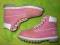 TIMBERLAND Buty Trapery Skóra Różowe 27.5