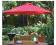 CZERWONY PARASOL 200CM ŚREDNICA OGRODOWY BCM
