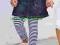 NEXT LEGGINSY PASKI NAVY WHITE 2-3 L JESIEŃ 2014