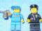 Lego figurki mechanik i policjant, okazja!