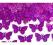 Konfetti holograficzne Motyle, różowy, 15g, 1op.