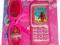 TELEFON Komórkowy dla dziewczynki + OKULAR różowe