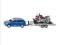 SIKU Samochód  przyczepa z motorem