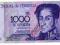 WENEZUELA 1000 bolivares 1998 UNC seria A