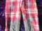 H&amp;M legginsy w kratkę, bryczesy rozm 104