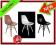 Krzesło  DankorDesign Eames DSW nogi kolor wys24h