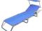 40849 - LEŻAK NIEBIESKIE Z DASZKIEM 189x58x27cm
