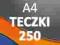 Teczki ofertowe A4 250 szt - teczka folia błysk