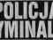 NASZYWKI SPINAKE Naszywka POLICJA KRYMINALNA 30x10