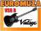 VINTAGE VS6B Black Gitara elektryczna Czwa 24H