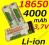 AKUMULATOR 3,7V 18650 4000mAh LI-ION NAJTANIEJ ~~