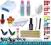 M&amp;W*ZESTAW MANICURE HYBRYDOWY 5 LAKIER ŻEL UV
