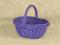FIOLETOWY KOSZ PREZENTOWY NA PODZIĘKOWANIA WIKLINA