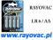 4szt. Rayovac Maximum Plus LR6 AA MN1500 typ4006