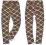 H&amp;M legginsy z kieszeniami w  KRATKĘ 104 N28sk