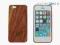 Silikonowe etui z motywem drewna do iPhone 5G 5S