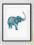 Słoń słonie obraz plakat A4