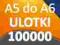 ULOTKI A5 SKŁADANE do A6 100000 szt -Wysoka jakość