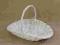 BIAŁY KOSZYCZEK KOSZ PREZENTOWY MAŁY WIKLINA