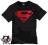 koszulka SUPERMAN - LOGO METAL ROUGE :: [M]